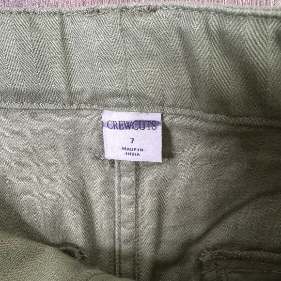 Crewcuts Flower Embellished Stretch Herringbone Mini Skirt US Girl's 7 New - Picture 6 of 7